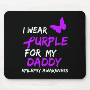 Mousepad Sensibilização Epilepsia Eu Visto Roxo Para Minha 