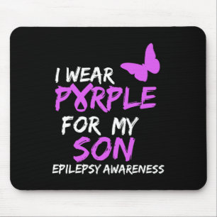 Mousepad Sensibilização Epilepsia Eu Visto Roxo Para Minha 