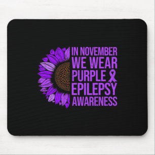 Mousepad Sensibilização Epilepsia Girassol Em Novembro Vest