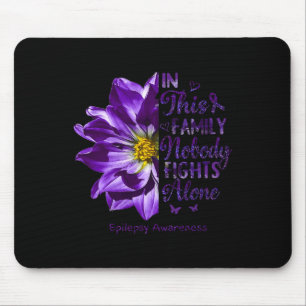 Mousepad Sensibilização Epilepsia Ninguém Luta Sozinho Com