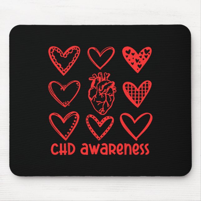 Mousepad Sensibilização Infantil e Doença Cardíaca Anatômic (Frente)