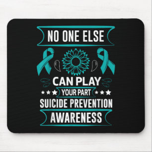 Mousepad Sensibilização legal para o suicídio Sensibilizaçã