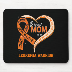Mousepad Sensibilização Orgulha Mãe De Um Guerreiro De Leuc