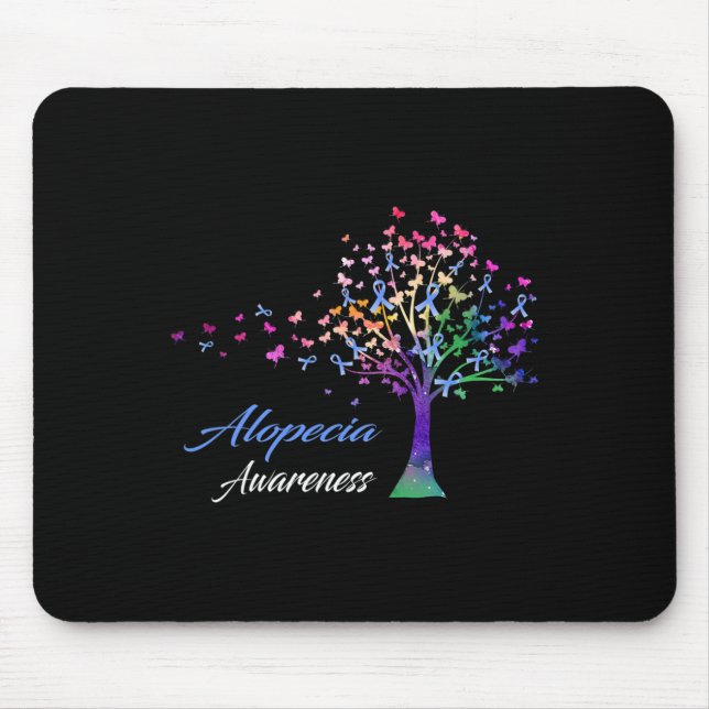 Mousepad Sensibilização para a Alopecia de Friso (Frente)
