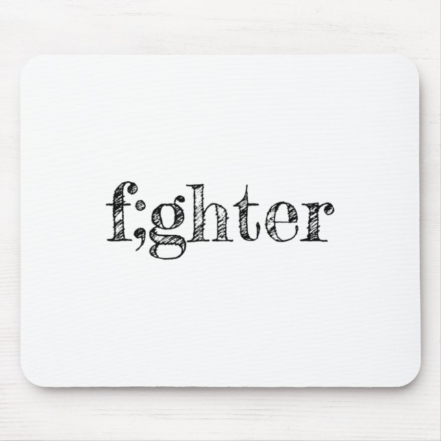 Mousepad Sensibilização para a depressão do suporte a ponto (Frente)