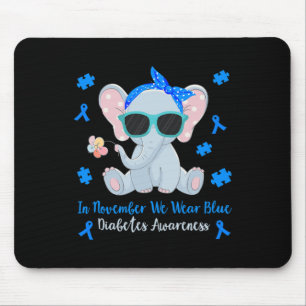Mousepad Sensibilização Para A Diabetes Em Novembro Vestimo