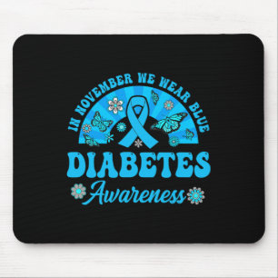 Mousepad Sensibilização para a diabetes em novembro Vestimo