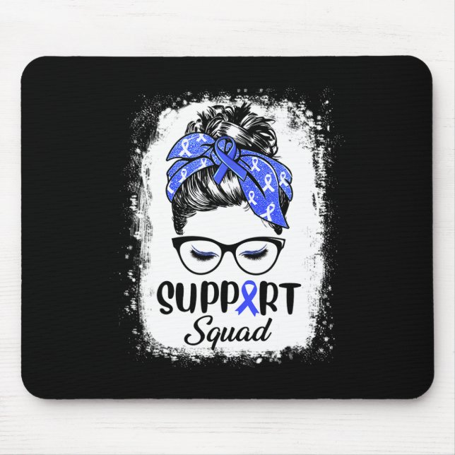Mousepad Sensibilização para a diabetes Mulheres Enfrentam  (Frente)