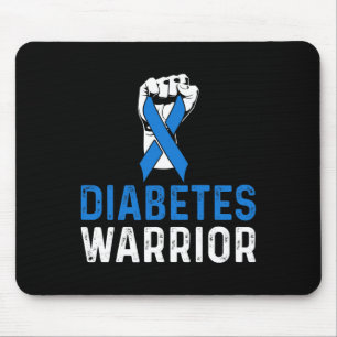 Mousepad Sensibilização para a diabetes T1d Guerreiro da di