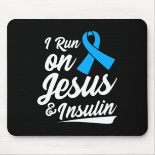 Mousepad Sensibilização para a diabetes Tipo 1 2 - T1D T2D