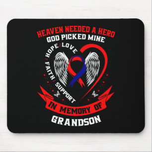 Mousepad Sensibilização Para A Doença Cardíaca Vermelha Em
