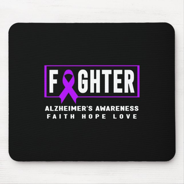 Mousepad Sensibilização para a doença de Heimerheimer - doe (Frente)