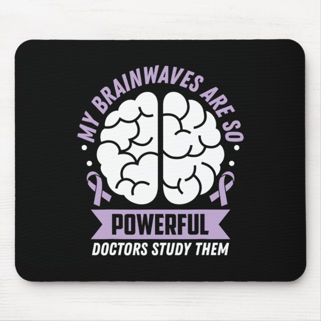 Mousepad Sensibilização para a epilepsia As minhas ondas ce (Frente)