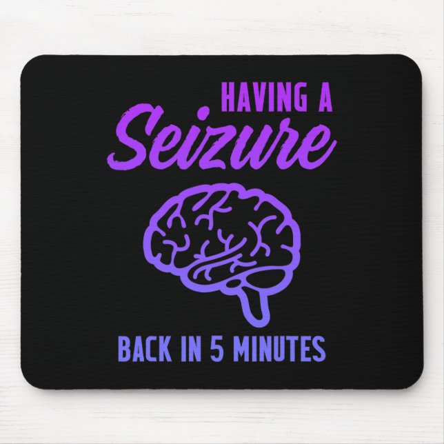 Mousepad Sensibilização para a epilepsia com ataques epilép (Frente)