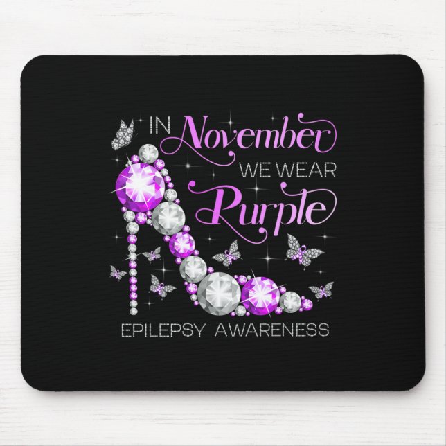 Mousepad Sensibilização para a Epilepsia Em Novembro Vestim (Frente)