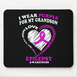 Mousepad Sensibilização para a Epilepsia - Visto Roxo para