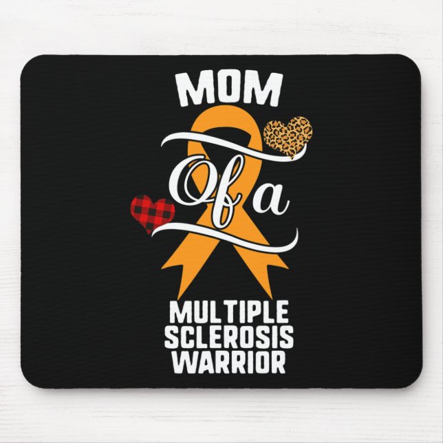 Mousepad Sensibilização para a esclerose múltipla Xadrez-le (Frente)