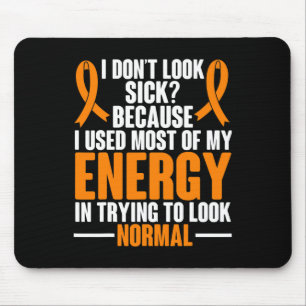 Mousepad Sensibilização para a esclerose Não Pareço Doente,
