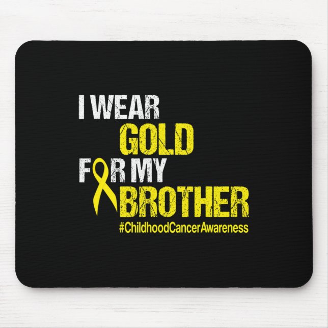 Mousepad Sensibilização para a infância do Cancer Brother F (Frente)