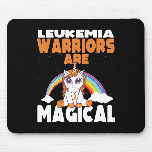 Mousepad Sensibilização para a Leucemia Equidade Magnética  (Frente)