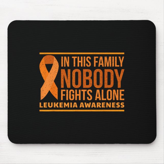 Mousepad Sensibilização Para A Leucemia Nesta Família Ningu (Frente)