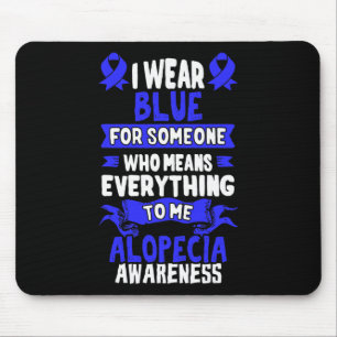 Mousepad Sensibilização para a perda de cabelo - Alopecia A