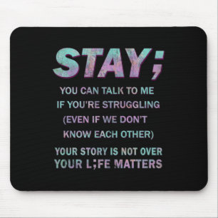 Mousepad Sensibilização para a prevenção do suicídio Manten