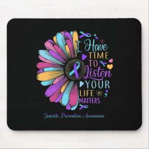 Mousepad Sensibilização Para A Prevenção Do Suicídio Tenho