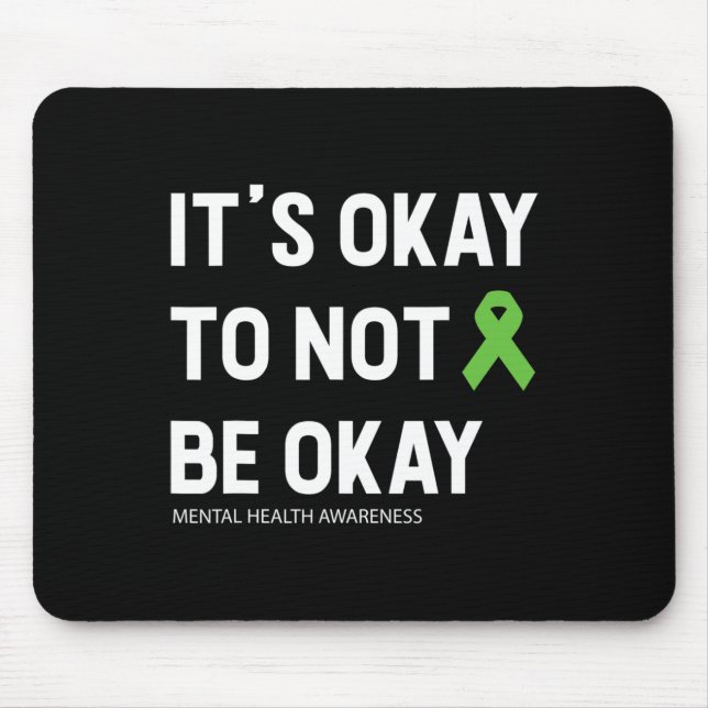 Mousepad Sensibilização para a saúde mental 1 (Frente)
