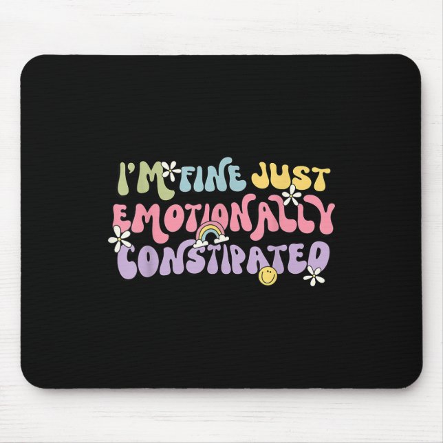 Mousepad Sensibilização para a saúde mental &amp; Doença ce (Frente)