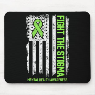 Mousepad Sensibilização Para A Saúde Mental Combater O Esti