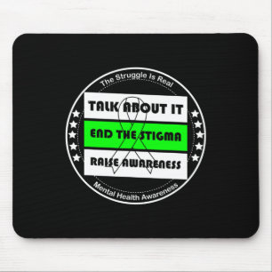 Mousepad Sensibilização para a saúde mental Sensibilização