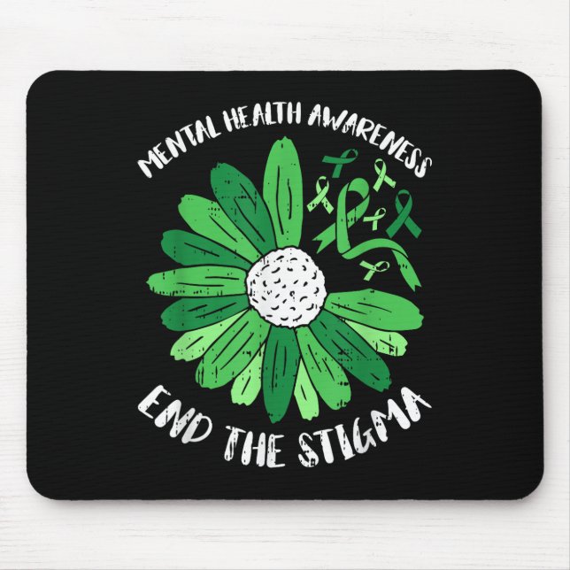 Mousepad Sensibilização Para A Saúde Mental Termina O Guerr (Frente)