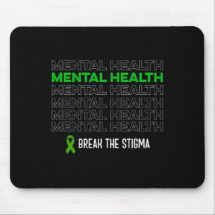 Mousepad Sensibilização Para A Saúde Quebra A Fita Do Estig