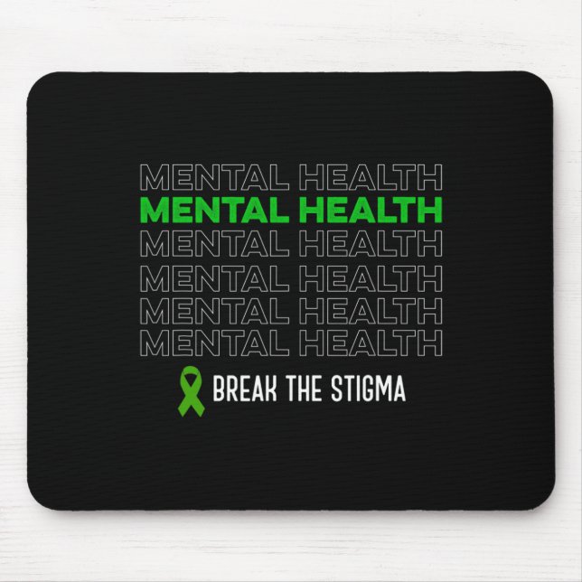 Mousepad Sensibilização Para A Saúde Quebra A Fita Do Estig (Frente)