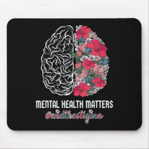 Mousepad Sensibilização Para A Saúde Termina A Consciência