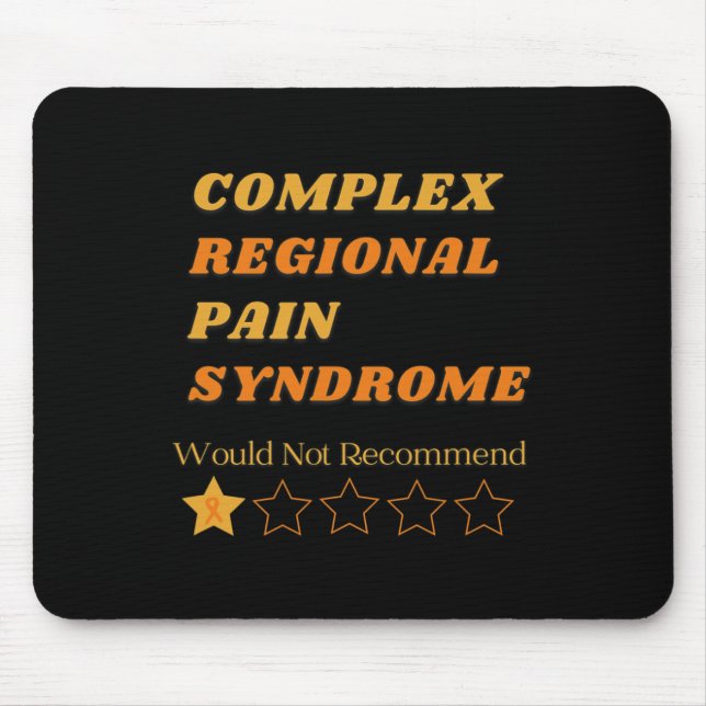 Mousepad Sensibilização para a Síndrome da Dor Regional Com (Frente)