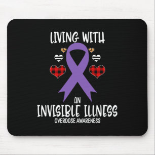 Mousepad Sensibilização para a sobredosagem vivendo com uma