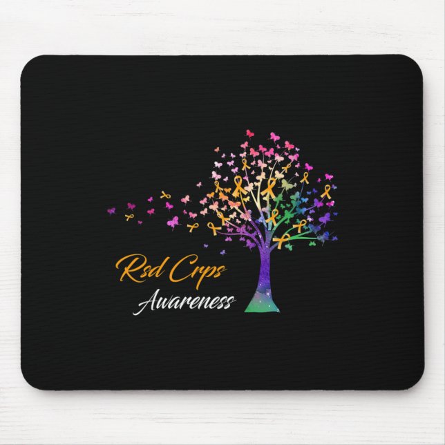 Mousepad Sensibilização para CRPS RSD da Faixa de Árvore (Frente)