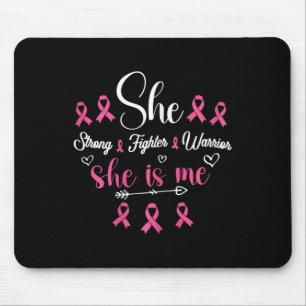 Mousepad Sensibilização para o Cancer do Guerreiro Rosa