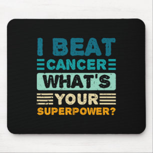 Mousepad Sensibilização para o Cancer Eu sou Cancer O que é
