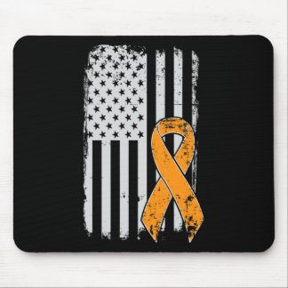 Mousepad Sensibilização para o cancer - Vintage USA Flag
