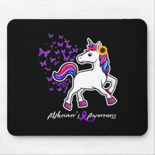 Mousepad Sensibilização para o Heimerheimer Roxo do Unicórn