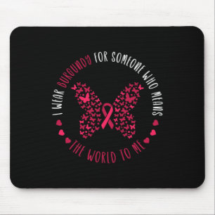 Mousepad Sensibilização para o mieloma múltiplo Eu Visto Bo