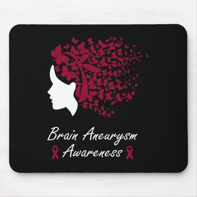 Mousepad Sensibilização para o neurismo cerebral - Mulheres (Frente)