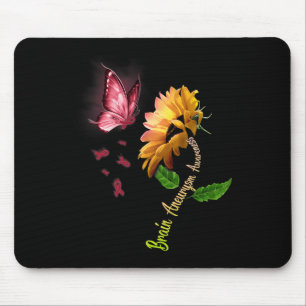 Mousepad Sensibilização para o neurismo dos Cérebros Sunflo