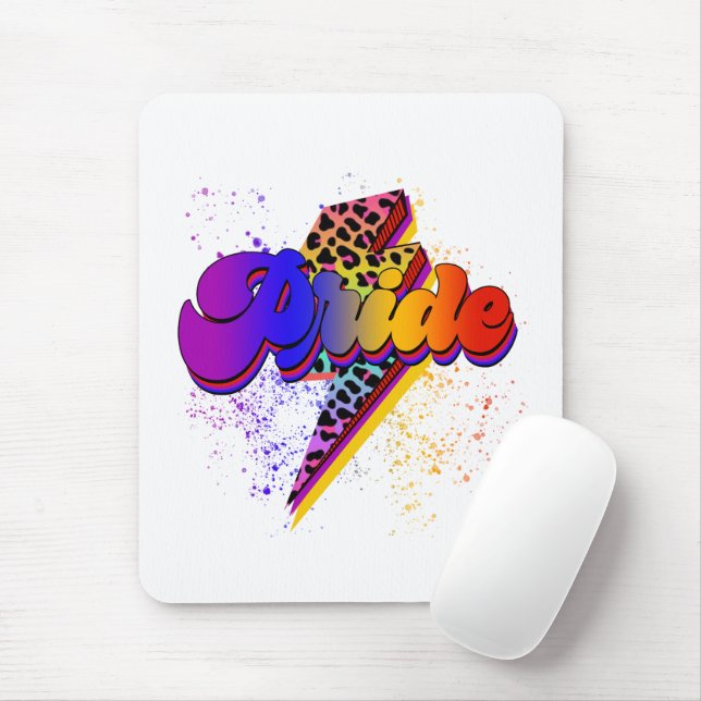 Mousepad Sensibilização para o suporte do Orgulho LGBTQIA+ (Com mouse)