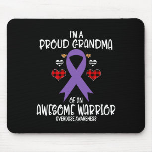 Mousepad Sensibilização para overdose, estou orgulhosa, vov