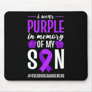 Mousepad Sensibilização Para Sobredosagem Eu Visto Roxo Em