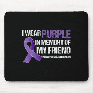 Mousepad Sensibilização Por Sobredosagem Eu Visto Roxo Para